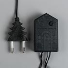 Гирлянда "Нить" 3.5 м , IP20, тёмная нить, 50 ламп, свечение тёплое белое, 8 режимов, 220 В - Фото 6