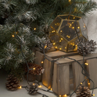 Гирлянда "Нить", 3.5 м, 50 ламп, 220V, 8 режимов, нить тёмная, свечение жёлтое - Фото 5