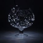 НИТЬ, 4.5 м, Н.Т. 100 ламп, 220V, контр. 8 режимов, БЕЛЫЙ - Фото 1