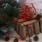 Гирлянда "Нить" 7 м , IP20, тёмная нить, 180 ламп, свечение красное, 8 режимов, 220 В - Фото 6