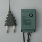 Гирлянда "Нить" 7 м , IP20, тёмная нить, 180 ламп, свечение красное, 8 режимов, 220 В - Фото 7