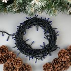 Гирлянда «Нить» 7 м, IP20, тёмная нить, 180 ламп, свечение синее, 8 режимов, 220 В - Фото 2