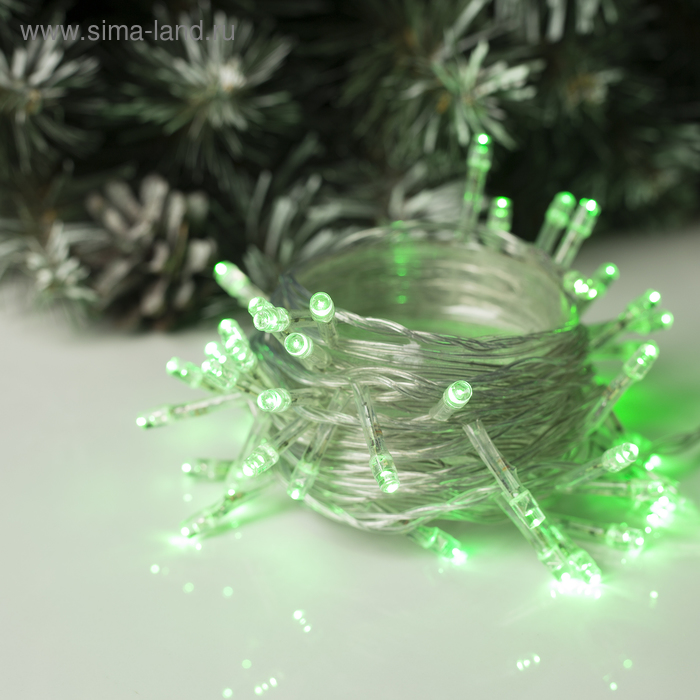 НИТЬ, 5.2 м, Н.С. LED-50-220V, контр. 8 режимов, ЗЕЛЕНЫЙ - Фото 1