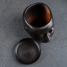 Декоративный горшок «Голова» коричневый, 1.3 л, 16×14×15 см - Фото 11