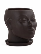 Декоративный горшок «Голова» коричневый, 1.3 л, 16×14×15 см - Фото 8