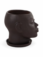 Декоративный горшок «Голова» коричневый, 1.3 л, 16×14×15 см - Фото 9