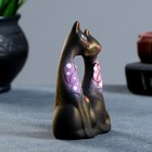 Фигура "Коты Влюбленные с бантиками" черные 5х9х12см - Фото 2