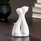 Фигура "Коты влюбленные" белые 3х65х12см - фото 809507626