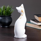 Фигура керамика «Кошка ушастая», 7×8×20 см, белая - Фото 4