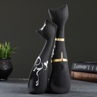 Фигура "Love Коты" набор 2шт черные 7х9х24см - Фото 3