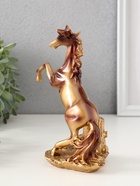 Фигурка полистоун «Бронзовый конь», 13×7×16.5 см - фото 6588123