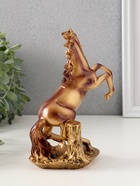 Фигурка полистоун «Бронзовый конь», 13×7×16.5 см - фото 6588124