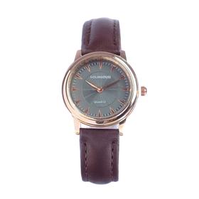 Часы наручные кварцевые женские Bolingdun 3604, d-2.8 см, экокожа, микс