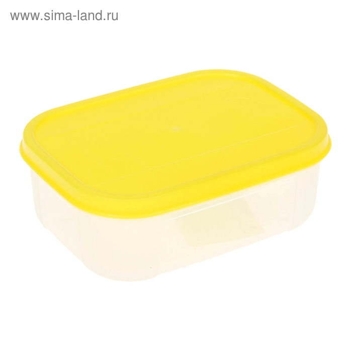 Контейнер пищевой Bio, 350 мл, цвет жёлтый - Фото 1