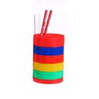 Настольный набор детский «Веер-радуга», из 5 предметов: подставка, ножницы, линейка, 2 карандаша, МИКС - Фото 3