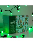 Гирлянда «Нить» 10 м с насадками «Шарики 1.5 см», IP44, тёмная нить, 100 LED, свечение зелёное, 8 режимов, 220 В 671562 - фото 319933957