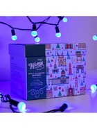 Гирлянда «Нить» 10 м с насадками «Шарики 1.5 см», IP44, тёмная нить, 100 LED, свечение синее, 8 режимов, 220 В 671563 - фото 319933967