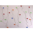 Гирлянда белая нить 5 метров “Арбуз” 20LED RGB, акрил V220 - Фото 2