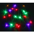 Гирлянда белая нить 5 метров “Малина” 20LED RGB, акрил V220 - Фото 1
