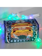 Гирлянда «Нить» 5 м с насадками «Цветочки», IP20, прозрачная нить, 20 LED, свечение мульти (RG/RB), мигание, 220 В - фото 57906836