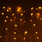 БАХРОМА, Ш:3.2 м, В:0.9 м, Н.Ч. LED-120-240V, контр. 8 режимов, ЖЕЛТЫЙ - Фото 1