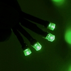 БАХРОМА, Ш:4.8 м, В:0.6 м, Н.Т. LED-180-220V, контр. 8 режимов, ЗЕЛЕНЫЙ - Фото 3
