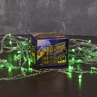 БАХРОМА, Ш:1.2 м, В:0.6 м, Н.С. LED-60-220V, контр. 8 режимов, ЗЕЛЕНЫЙ - Фото 3