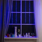 ВОДОПАД, Ш:1.5 м, В:1 м, Н.С. LED-300-220V, контр. 8 режимов, СИНИЙ - Фото 1
