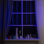 ВОДОПАД, Ш:1.5 м, В:1 м, Н.С. LED-300-220V, контр. 8 режимов, СИНИЙ - Фото 4