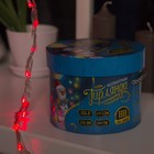 Гирлянда "Дождь" 1.5 х 1 м, LED-300-220V, 8 режимов, нить прозрачная, свечение красное - Фото 5