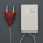Гирлянда "Дождь" 1.5 х 1 м, LED-300-220V, 8 режимов, нить прозрачная, свечение красное - Фото 7