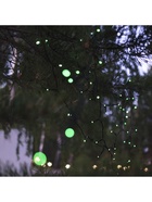 Гирлянда «Нить» 10 м, IP44, тёмная нить, 100 LED, свечение зелёное, 8 режимов, 220 В 671658 - фото 319928260