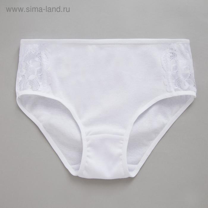 Трусы женские слипы, цвет белый, размер 52-54 - Фото 1