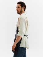 Фартук кухонный мужской «Доляна. Самый лучший мужчина», 70×60 см, 100% хлопок, 160 г/м², чёрный - Фото 3