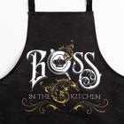 Кухонный набор Boss: фартук 70×60 см, прихватка 20×20 см, полотенце 35×60 см - Фото 3