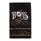 Кухонный набор Boss: фартук 70×60 см, прихватка 20×20 см, полотенце 35×60 см - Фото 5