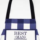 Кухонный набор Best man, 3 предмета: фартук 70×60 см, прихватка 20×20 см, полотенце 35×60 см - Фото 3