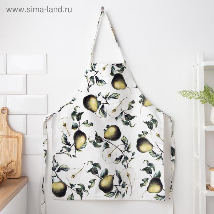 Фартук кухонный «Этель. Груши», 60×65 см, 100% хлопок, саржа 190 г/м² - Фото 1