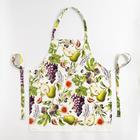 Фартук "Этель" Фруктовый сад 60х65см, 100% хлопок, саржа 190 г/м2 - фото 24409412