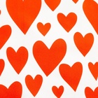 Дорожка на стол Этель Red hearts 30×70см, 100% хлопок, саржа 190 г/м², белая/красная - Фото 5