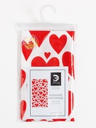 Полотенце «Этель» Red hearts 40×73 см, 100% хлопок, саржа 190 г/м² 5376650