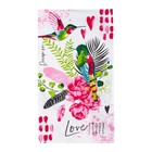 Набор полотенец кухонный «Доляна. Цветочного настроения», 35×60 см-4 шт., 100% хлопок - Фото 6