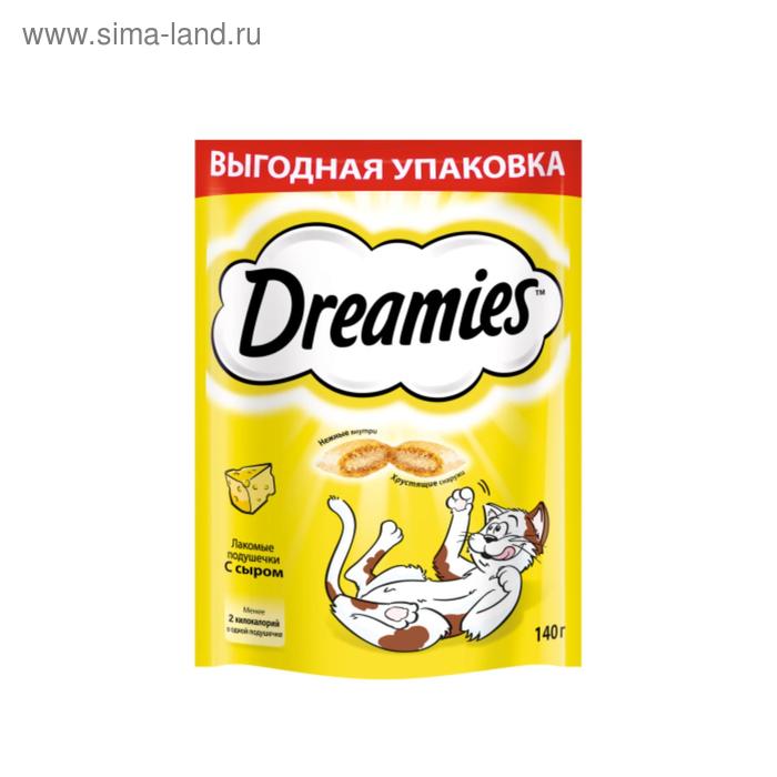 Лакомство Dreamies для кошек, сыр, 140 г - Фото 1