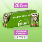 Влажный корм Kitekat для кошек, ягнёнок, 85 г - Фото 3