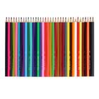 Карандаши 36 цветов, deVENTE Trio Mega Soft, трёхгранный корпус, супер мягкие, 4M, грифель 3 мм - Фото 4