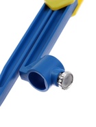 Циркуль пластиковый Calligrata, 110 мм, с карандашом, универсальный держатель «козья ножка», в ПВХ, МИКС  (артикул 672268)  большой выбор товаров оптом и в розницу по низким ценам с доставкой