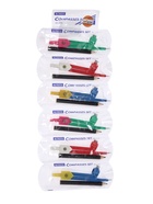 Циркуль пластиковый Calligrata, 110 мм, с карандашом, универсальный держатель «козья ножка», в ПВХ, МИКС - Фото 12