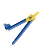 Циркуль пластиковый Calligrata, 110 мм, с карандашом, универсальный держатель «козья ножка», в ПВХ, МИКС - Фото 4