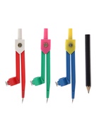 Циркуль пластиковый Calligrata, 110 мм, с карандашом, универсальный держатель «козья ножка», в ПВХ, МИКС - Фото 9