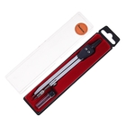 Циркуль металлический Calligrata, 135 мм, с грифелем, в пластиковом пенале - Фото 2